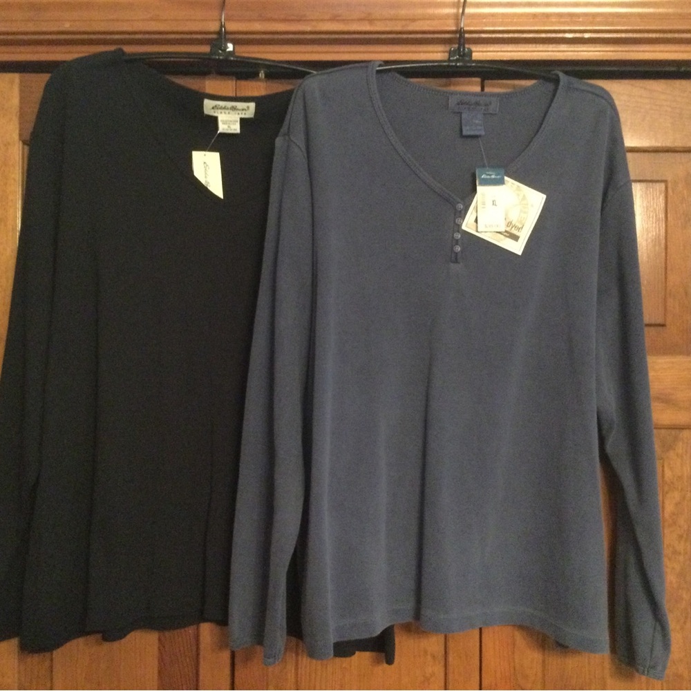 NWT 2 Eddie Bauer tees, size XL